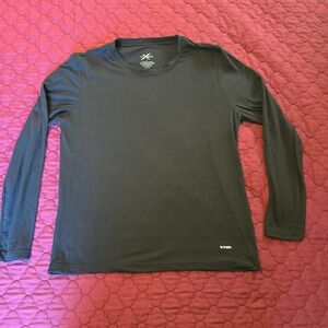 XTek brand Size Large Black Long-Sleeve‎ Long John Top